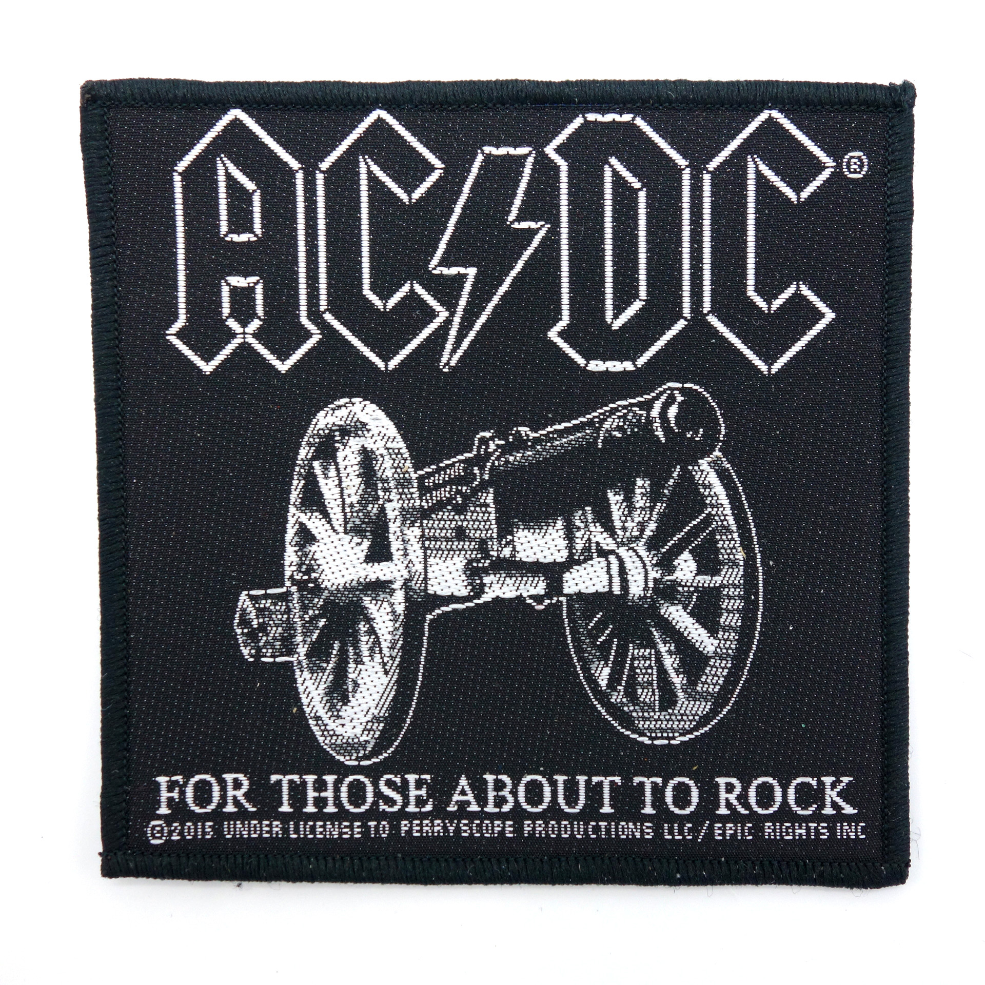 Band Patch AC/DC For Those About To Rock Aufnäher