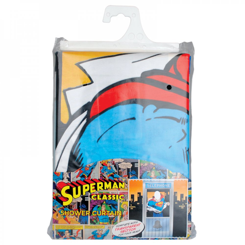 Superman Duschvorhang "Telephone" Shower Curtain