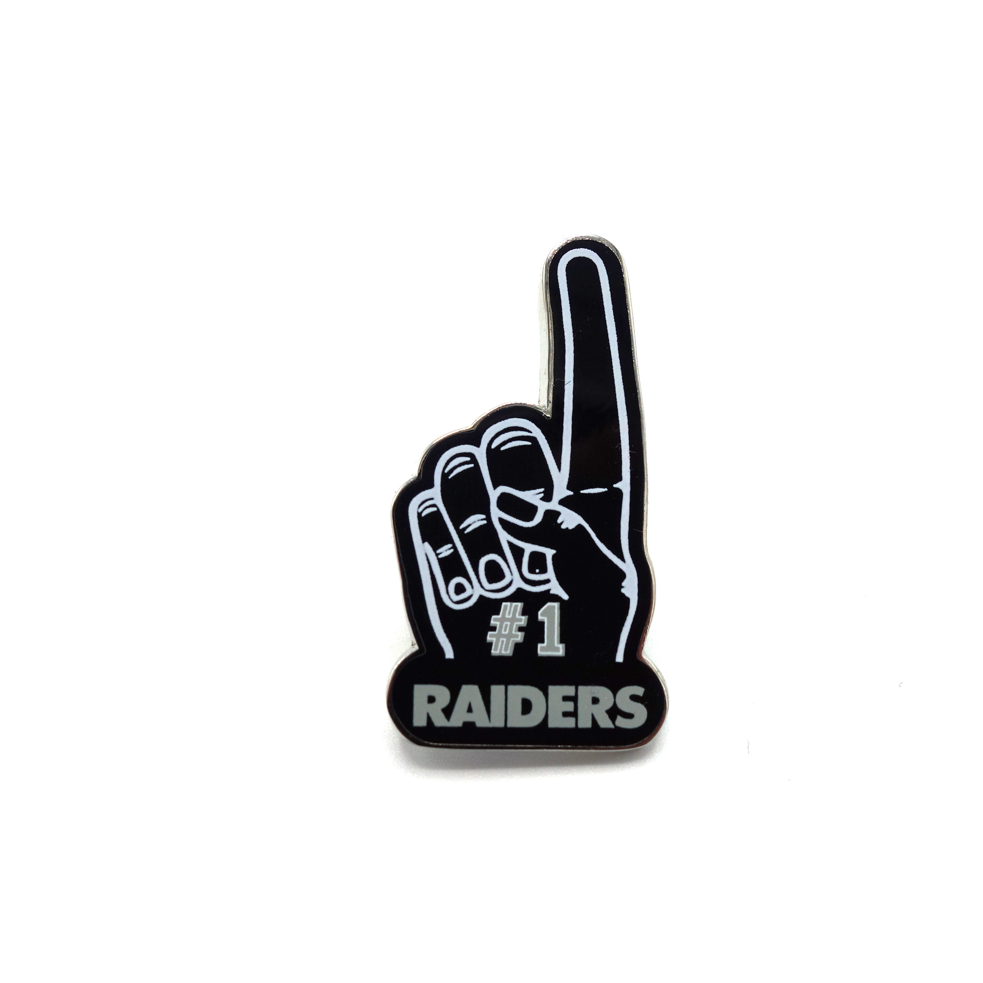 NFL Las Vegar Raiders Pin Hand Foam Hand