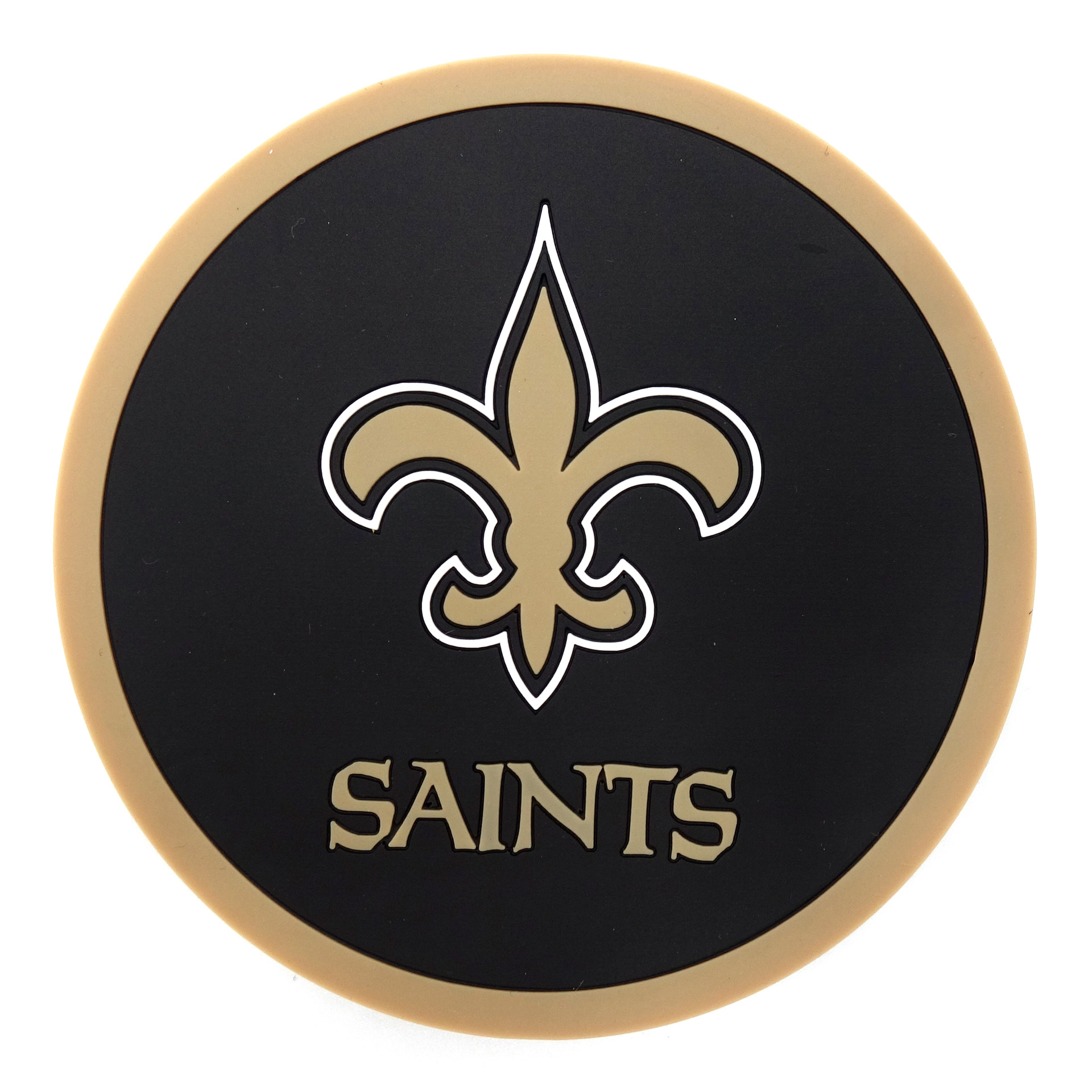 NFL Vinyl Coaster New Orleans Saints 4-er Set 