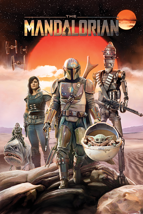 Poster Star Wars The Mandalorian The Group