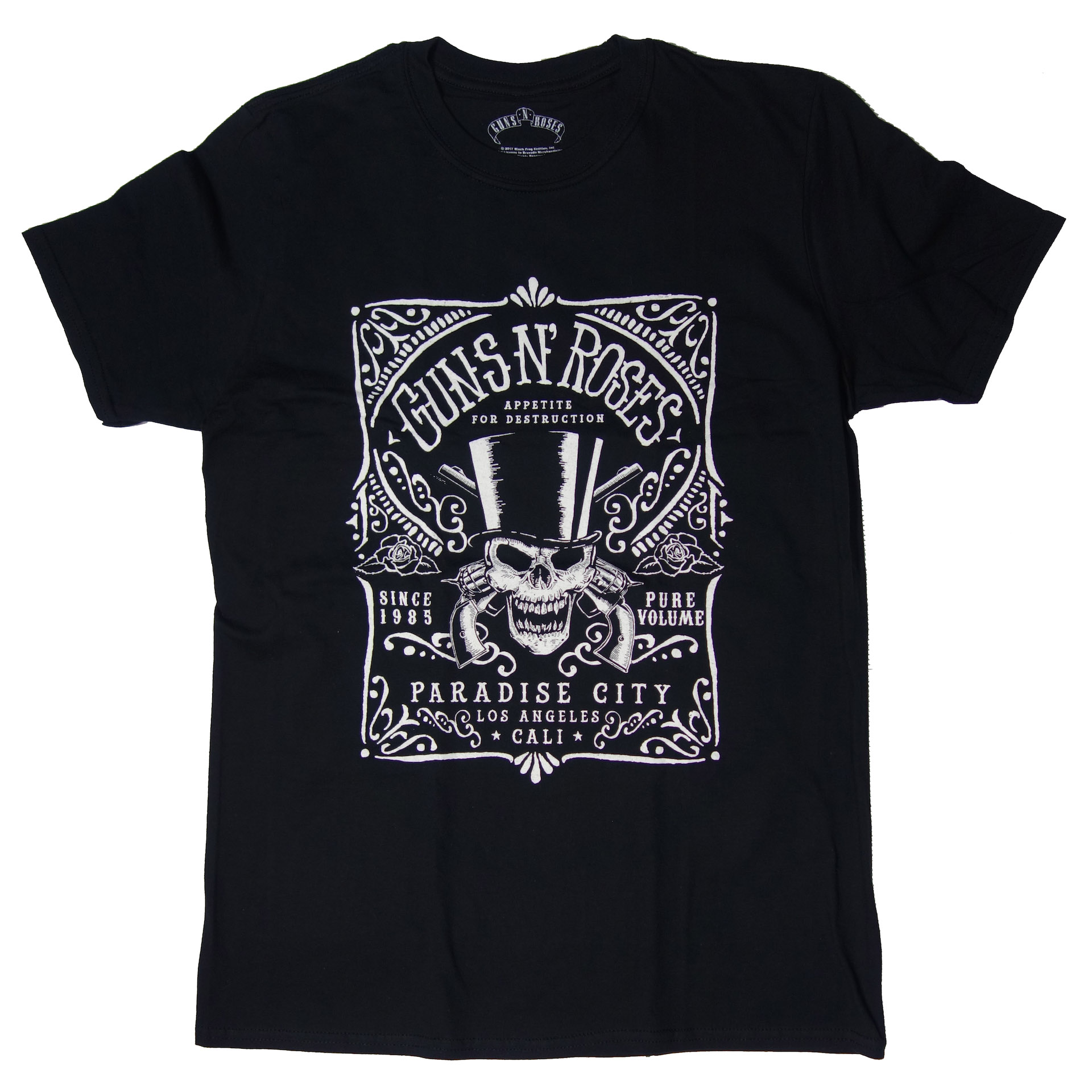 T-Shirt Guns N' Roses Bourbon Label