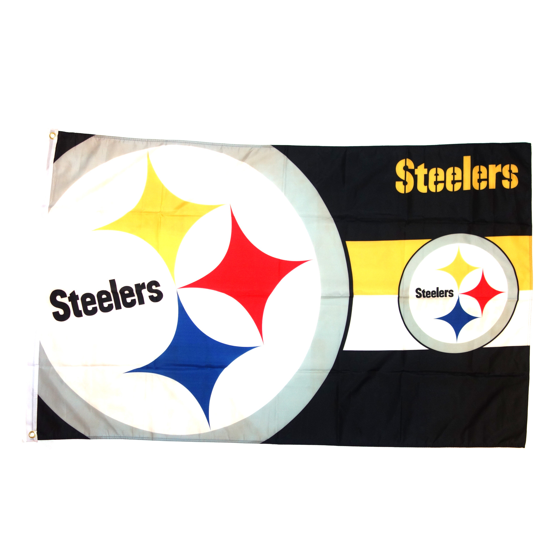 NFL Fahne Pittsburgh Steelers Big Logo Flagge Fade Flag