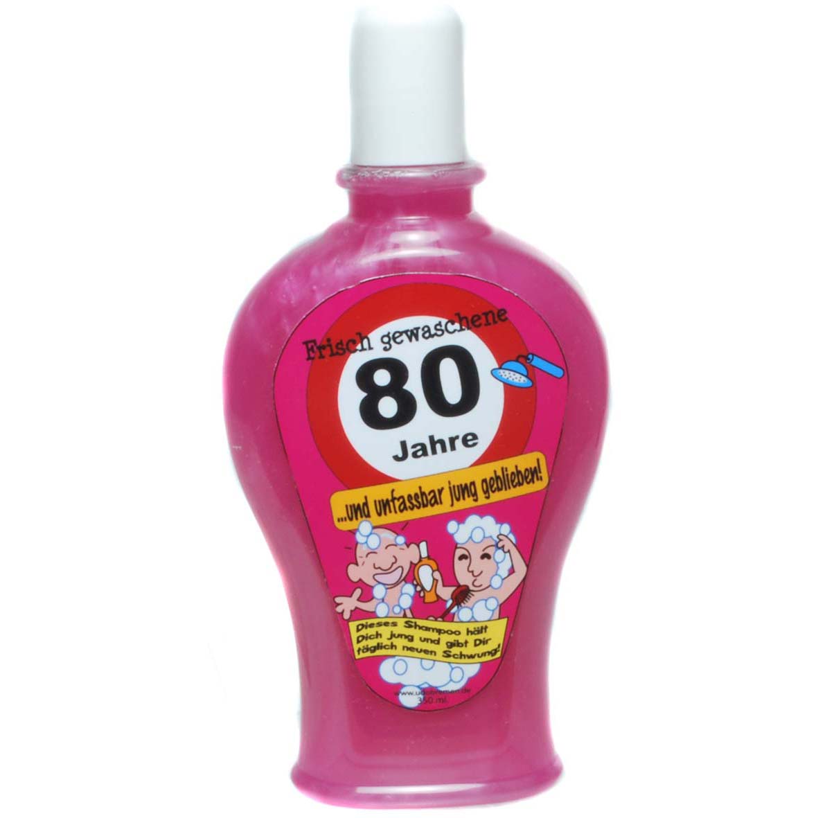 Geburtstagsgeschenk Shampoo "80" Spaßartikel