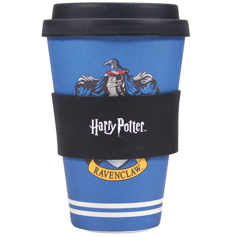 Harry Potter Bamboo Travel Mug Coffee To Go Becher "Ravenclaw Crest" 