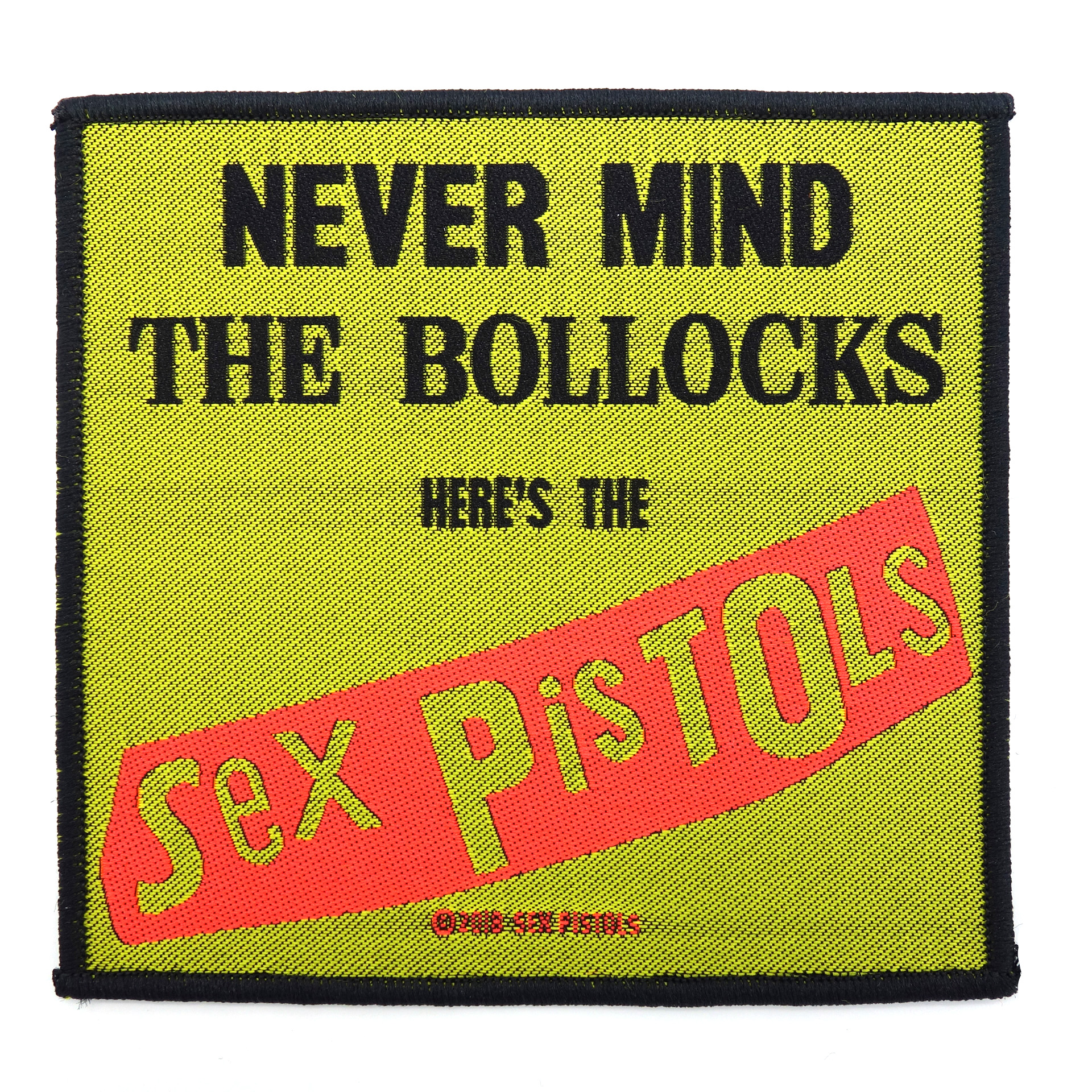 Band Patch Sex Pistols Never Mind The Bollocks Aufnäher