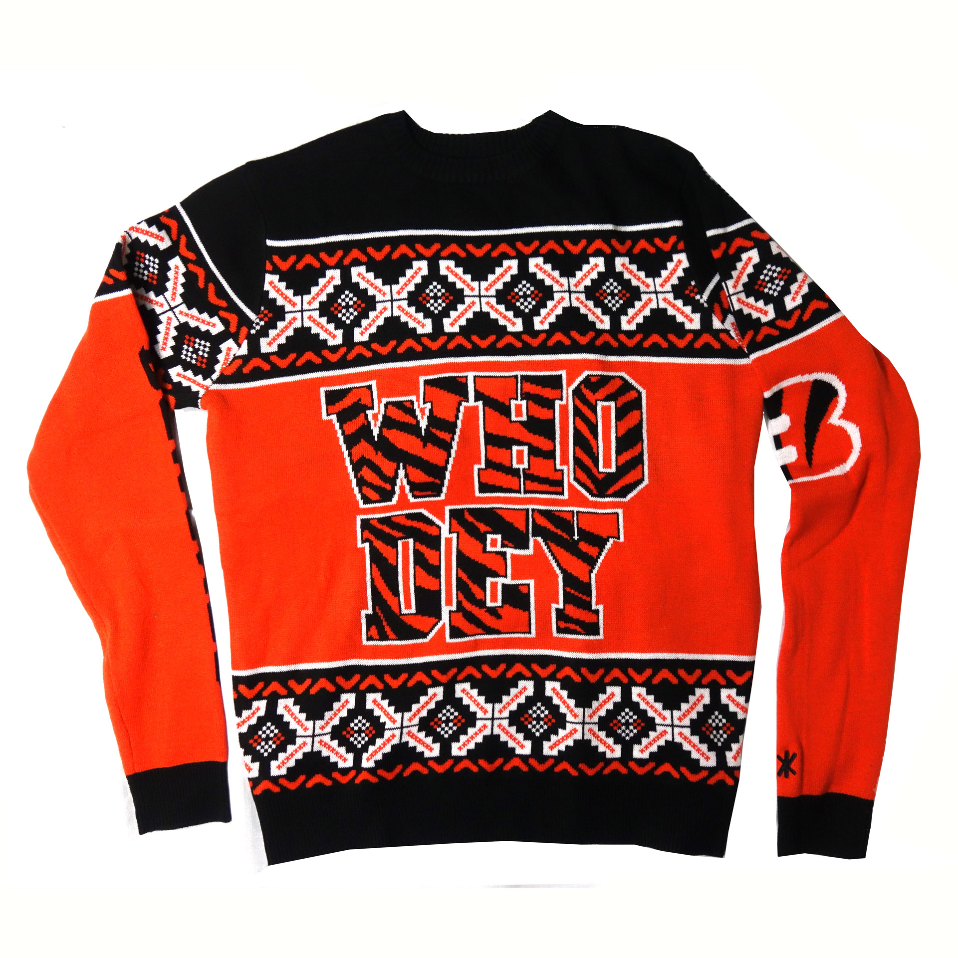 NFL Pullover Cincinnati Bengals Ugly Sweater "WhoDay"