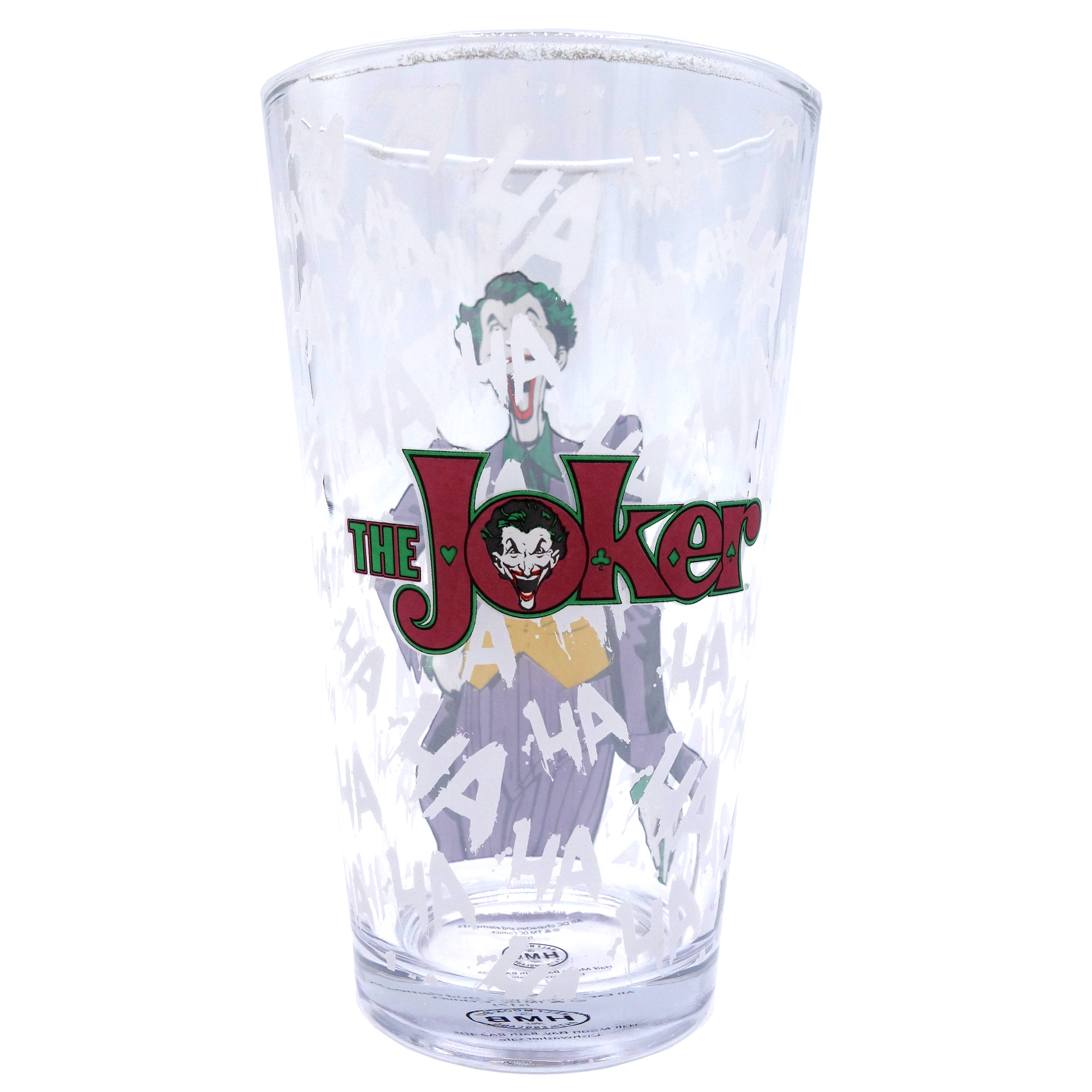 Joker Trinkglas Glas "Joker" Comics Retro