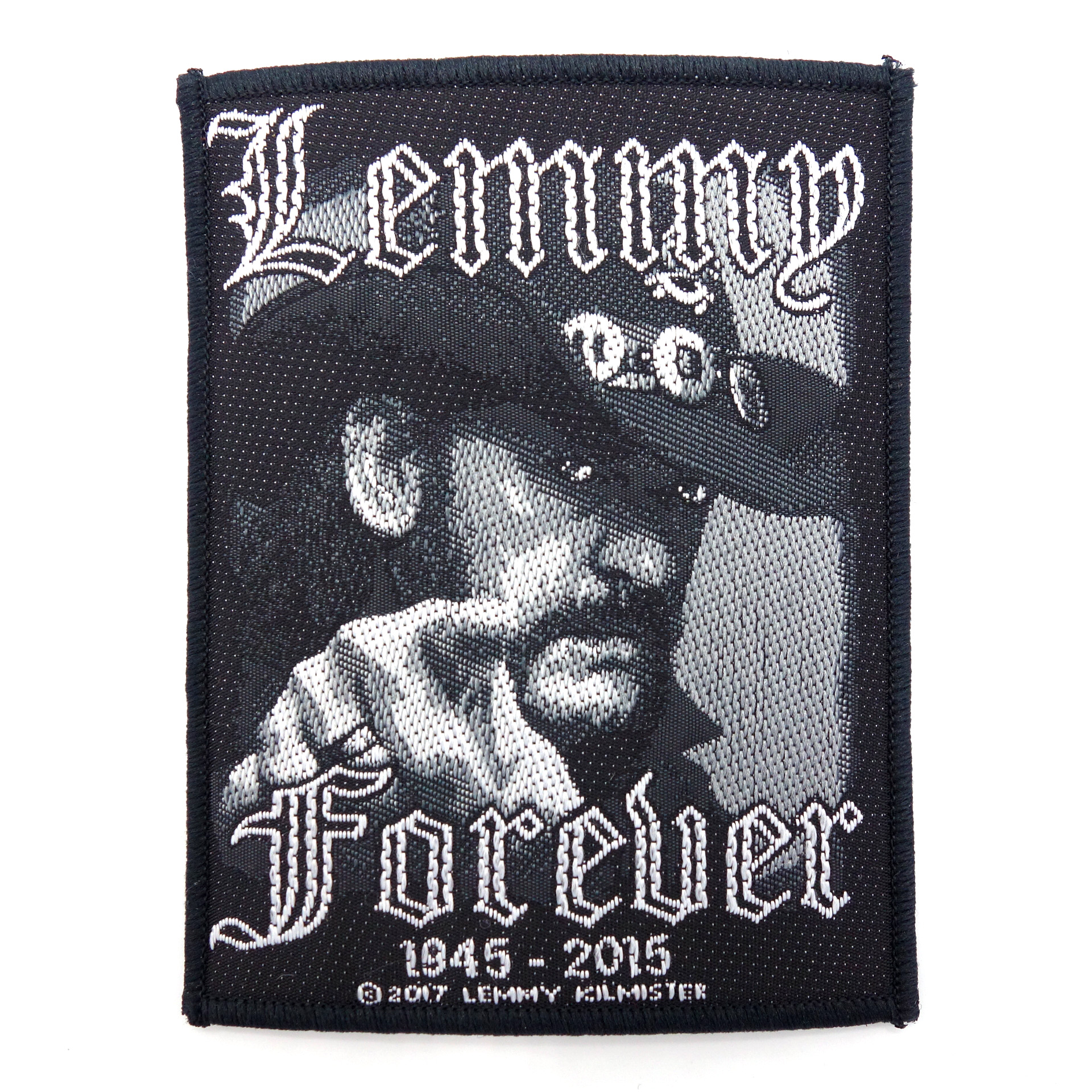 Band Patch Motörhead Lemmy Forever 1945-2015 Aufnäher