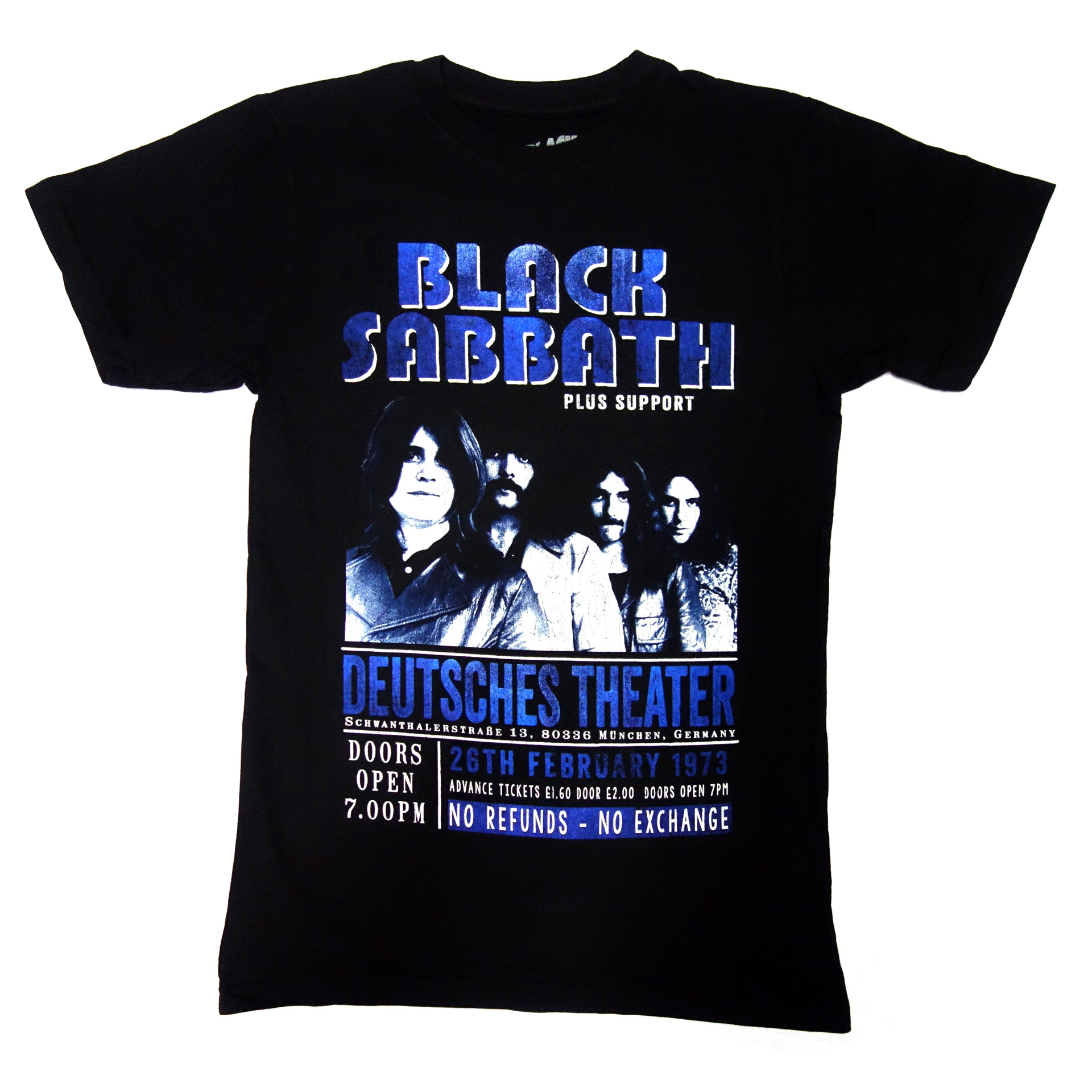 T-Shirt Black Sabbath Deutsches Theater