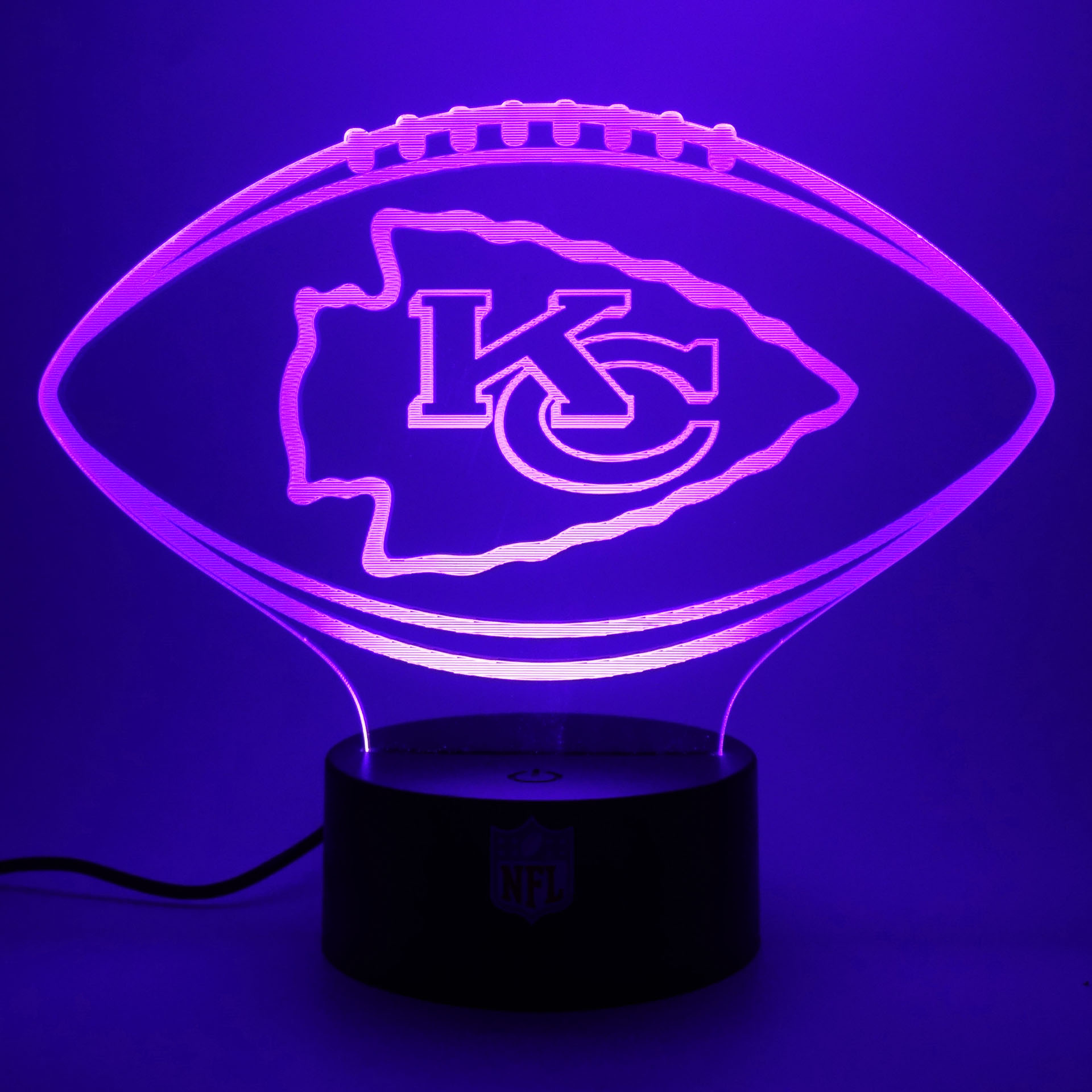 NFL Kansa City Chiefs LED-Leuchte Lampe