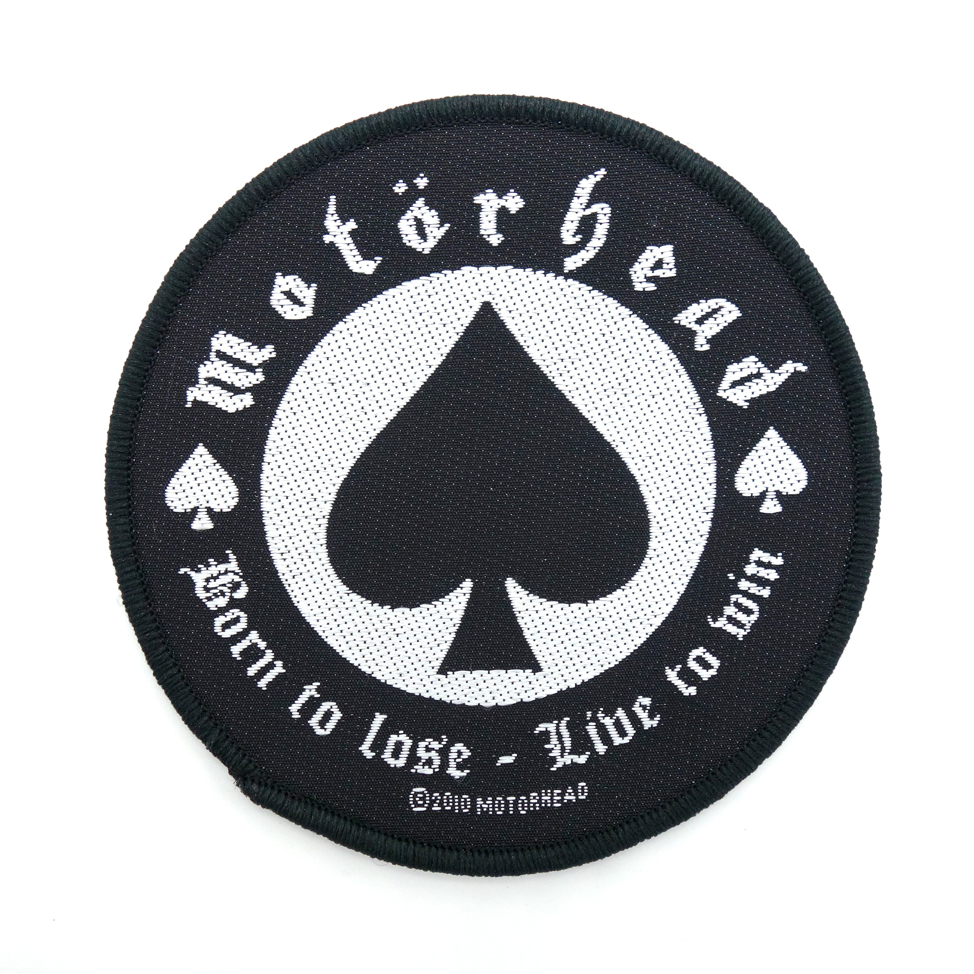 Band Patch Motörhead Born To Lose - Live To Win Aufnäher