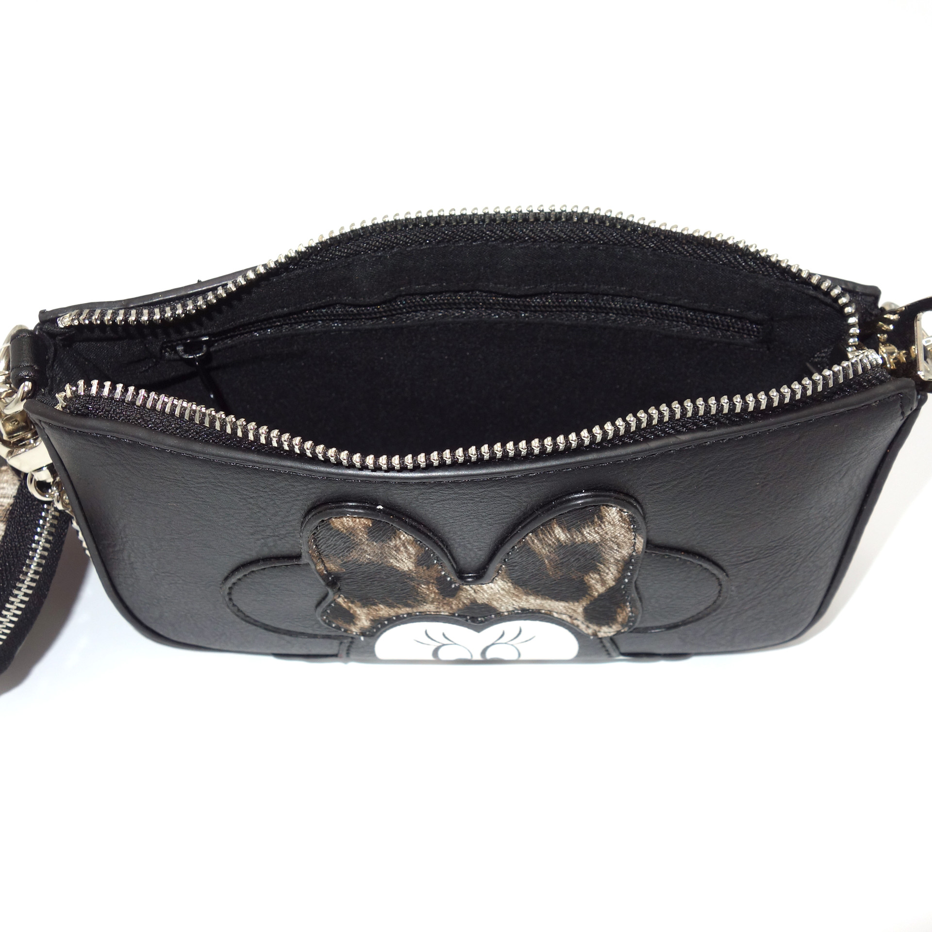 Disney Handtasche mit Geldbörse Rund Minnie Mouse Leopardenmuster Tasche
