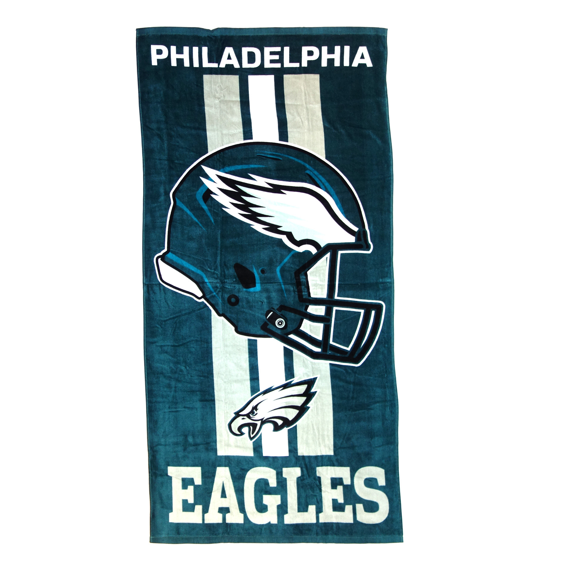 NFL Duschtuch Philadelphia Eagles Logo Beach Towel 