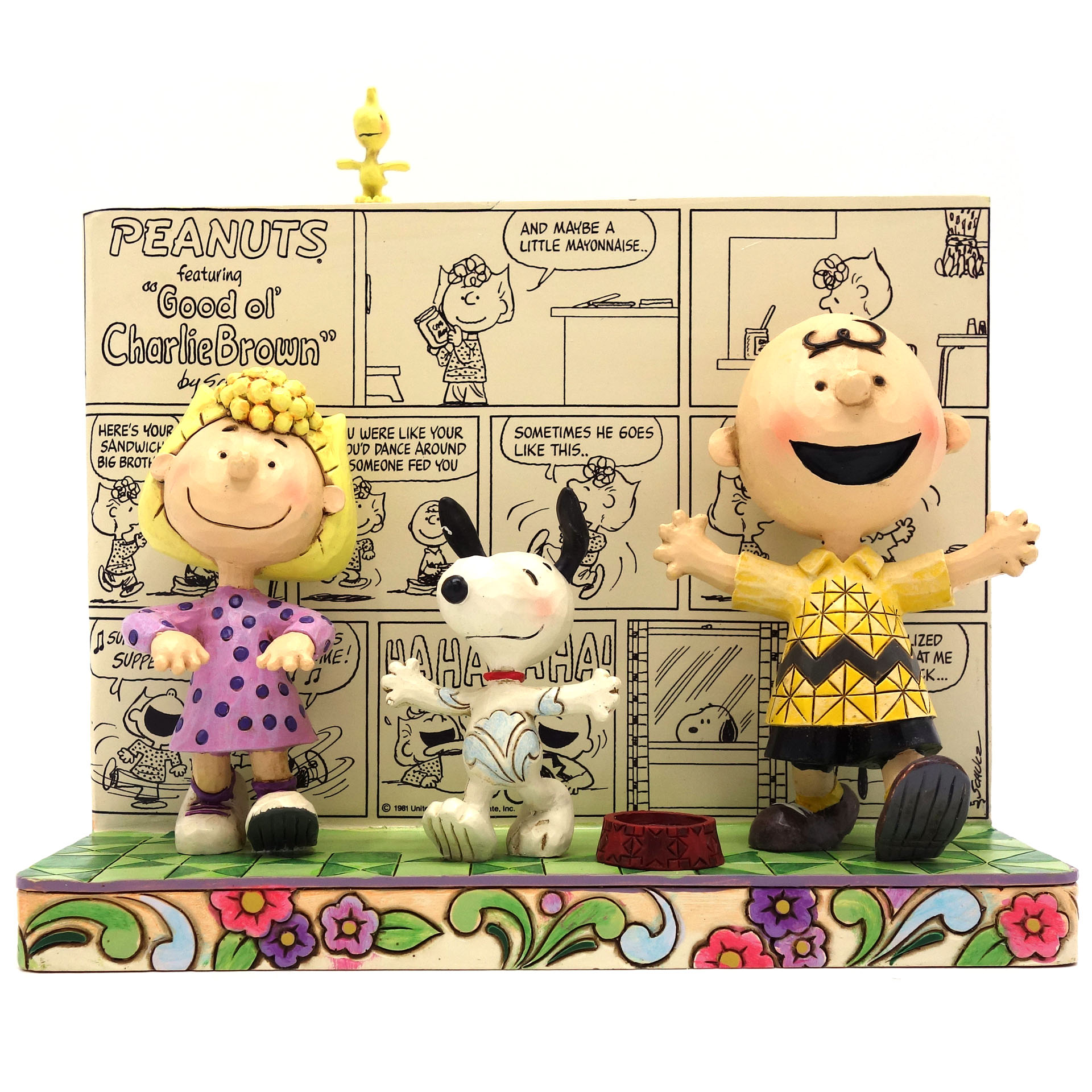 Sammelfigur Peanuts Happy Dance Sally Snoopy Charlie Brown 4054078