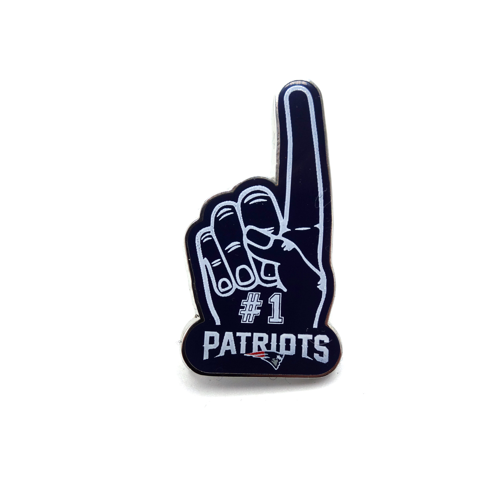 NFL New England Patriots Pin Hand Foam Hand