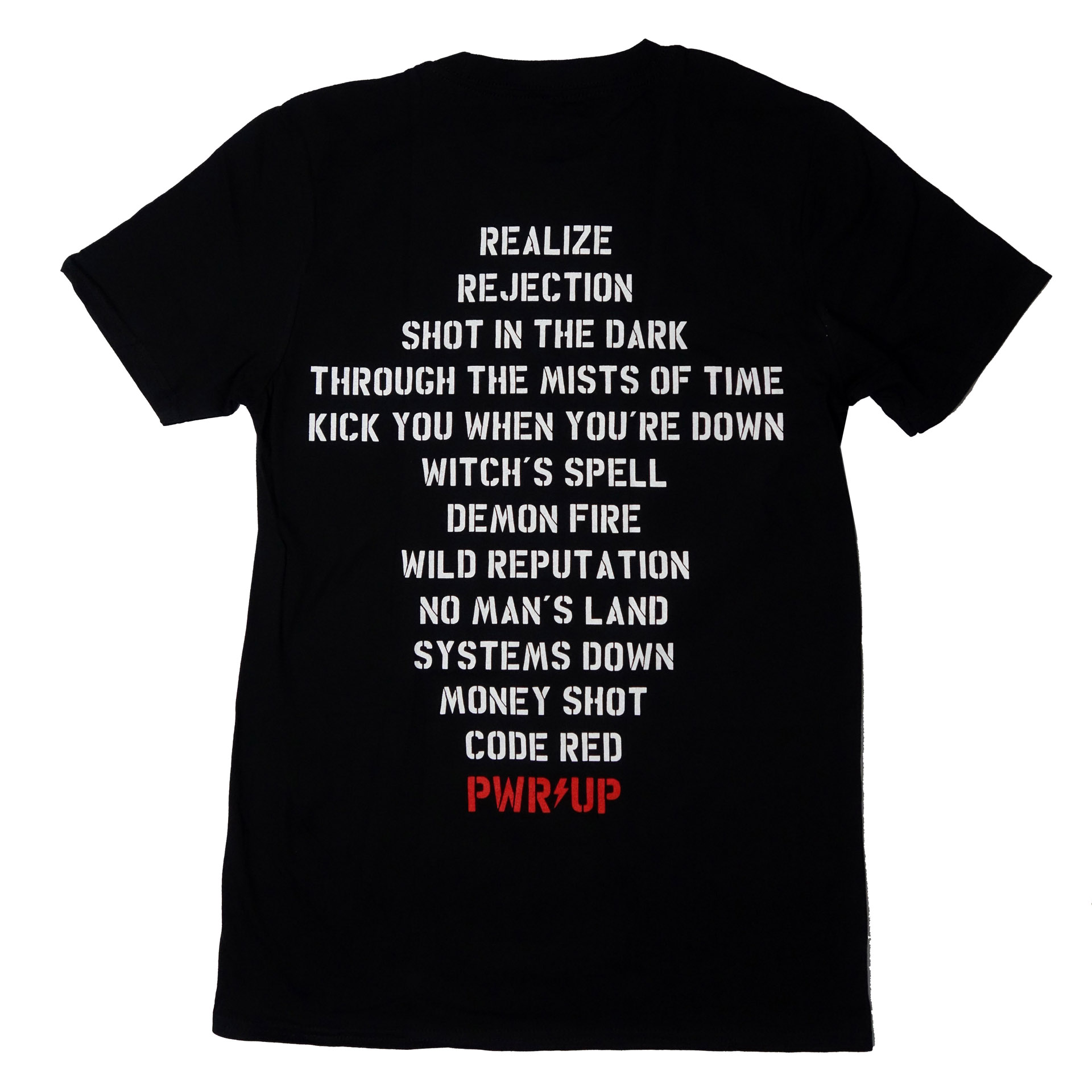 T-Shirt AC/DC Power Up Stage/ Tracklist