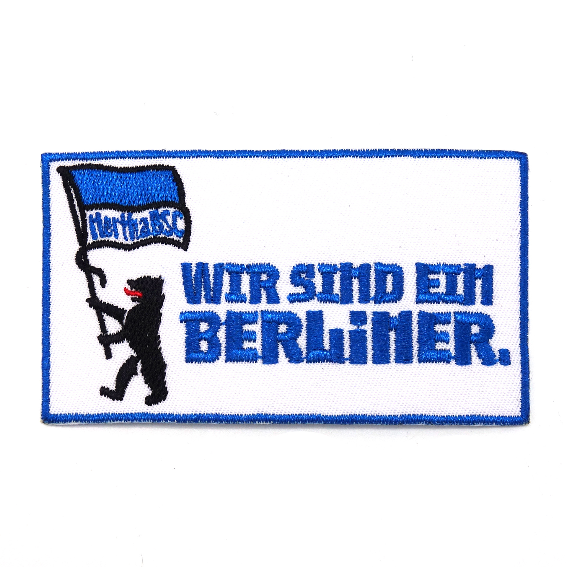 Hertha BSC Aufnäher Wir sind ein Berliner
