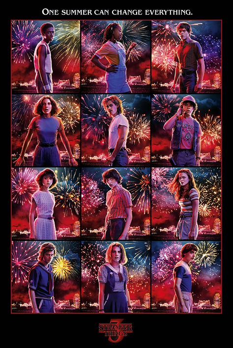 Poster Stranger Things Character Montage