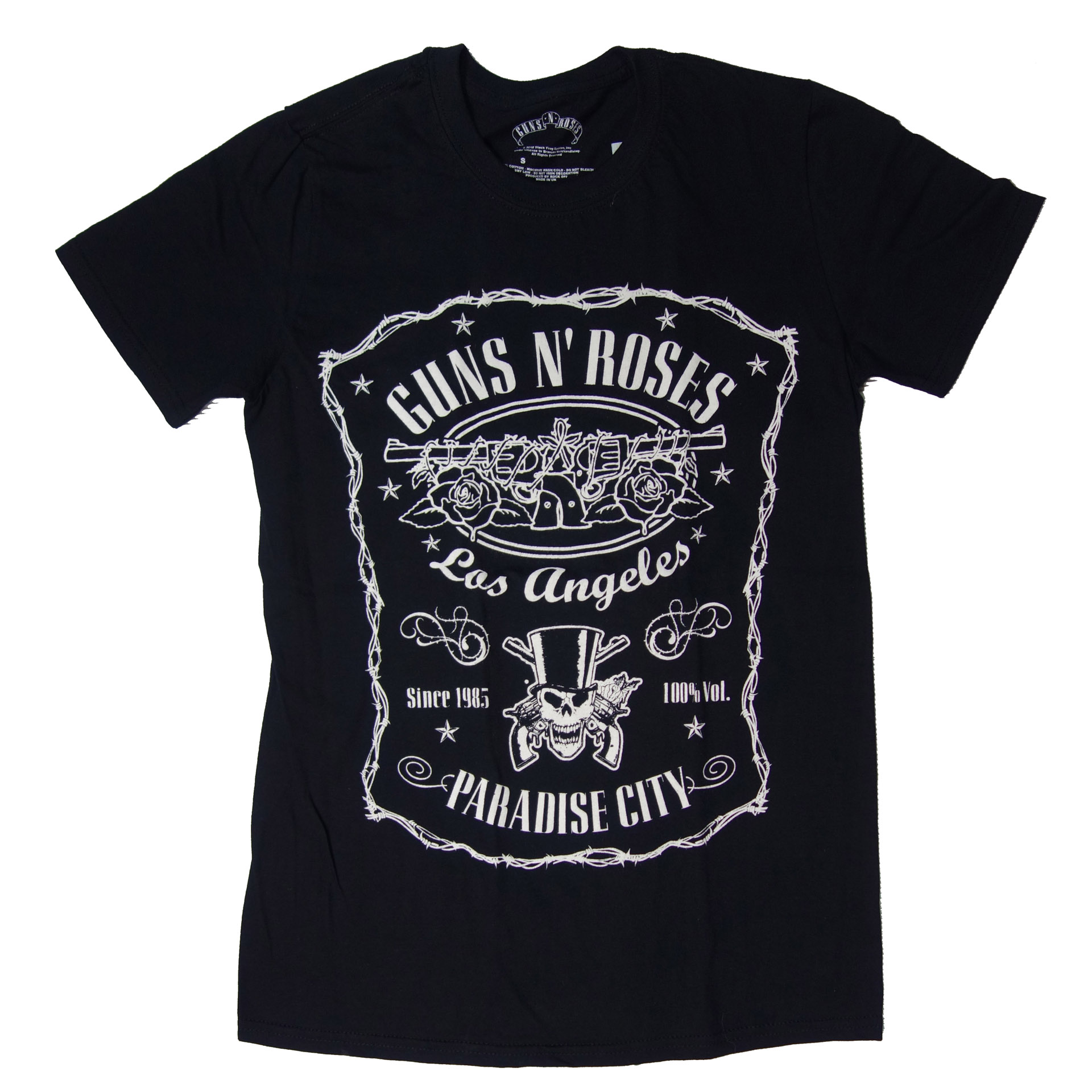 T-Shirt Guns N' Roses Paradise City Label