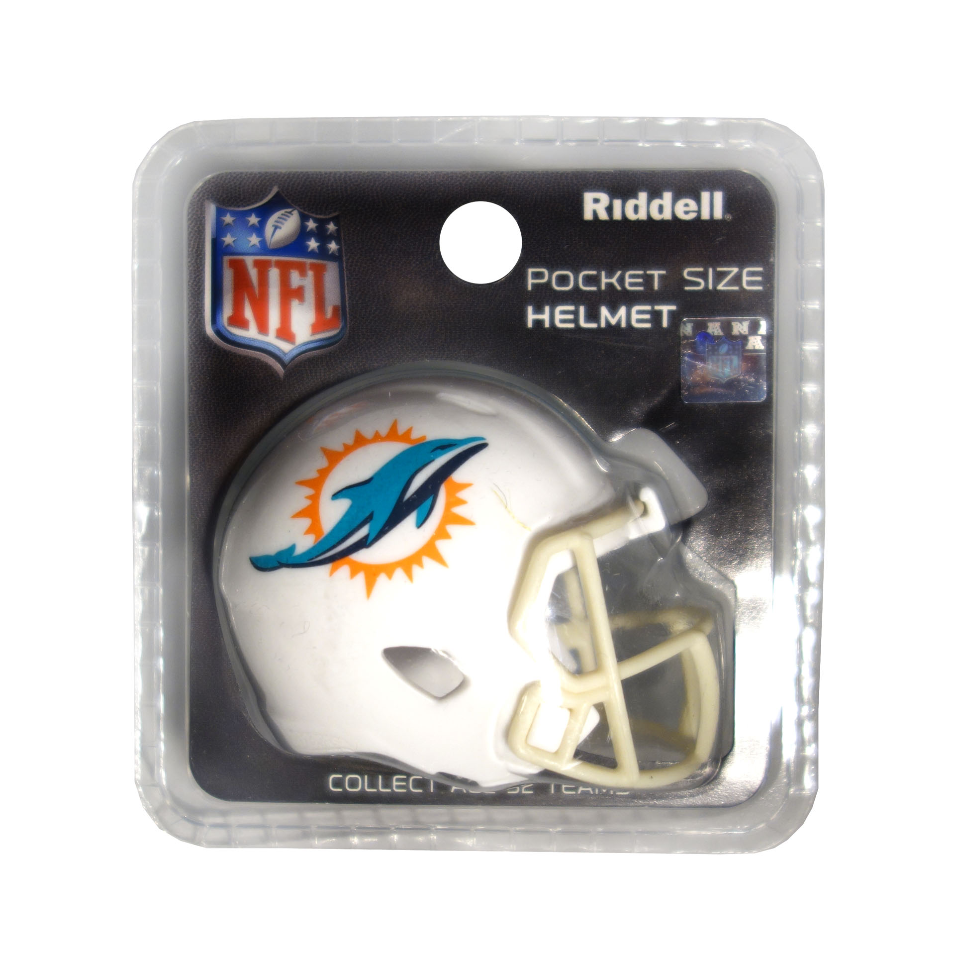 NFL Riddel Pocket Size Helm Miami Dolphins 