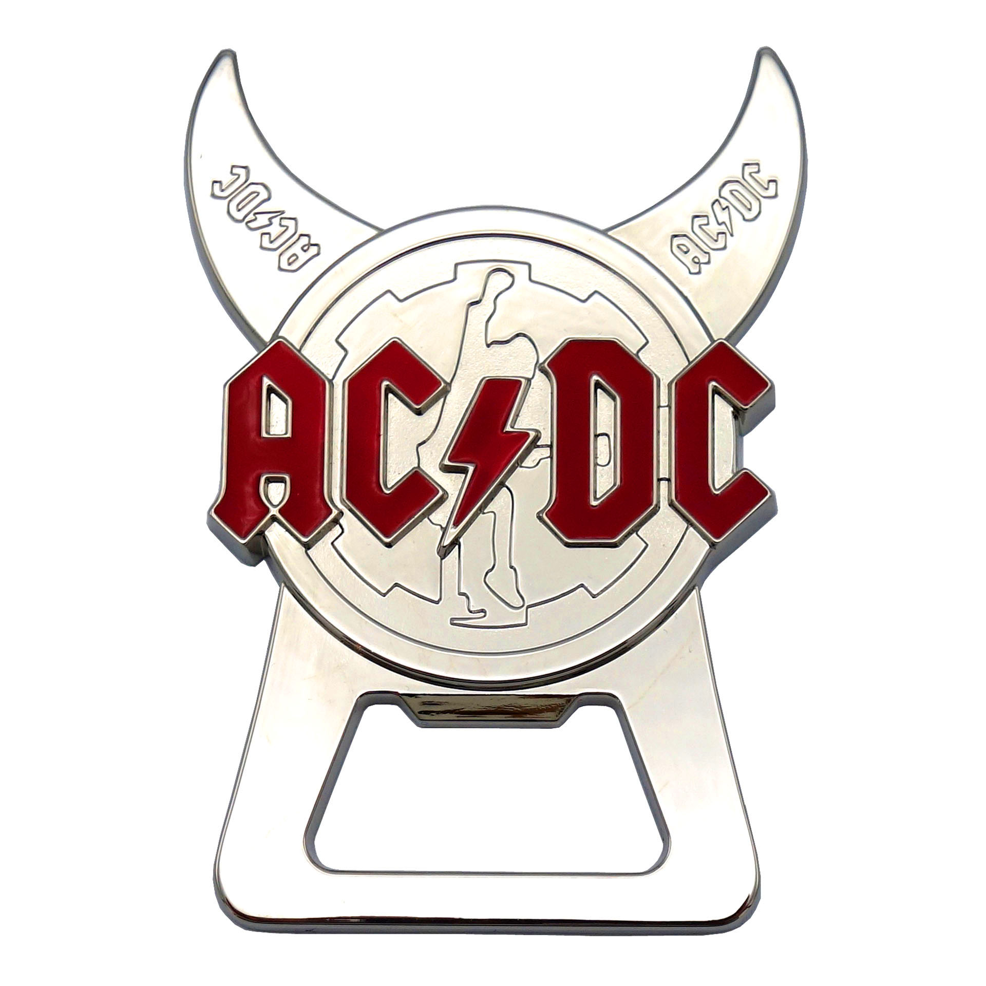 AC/DC Magnetischer Metall Flaschenöffner Hörner