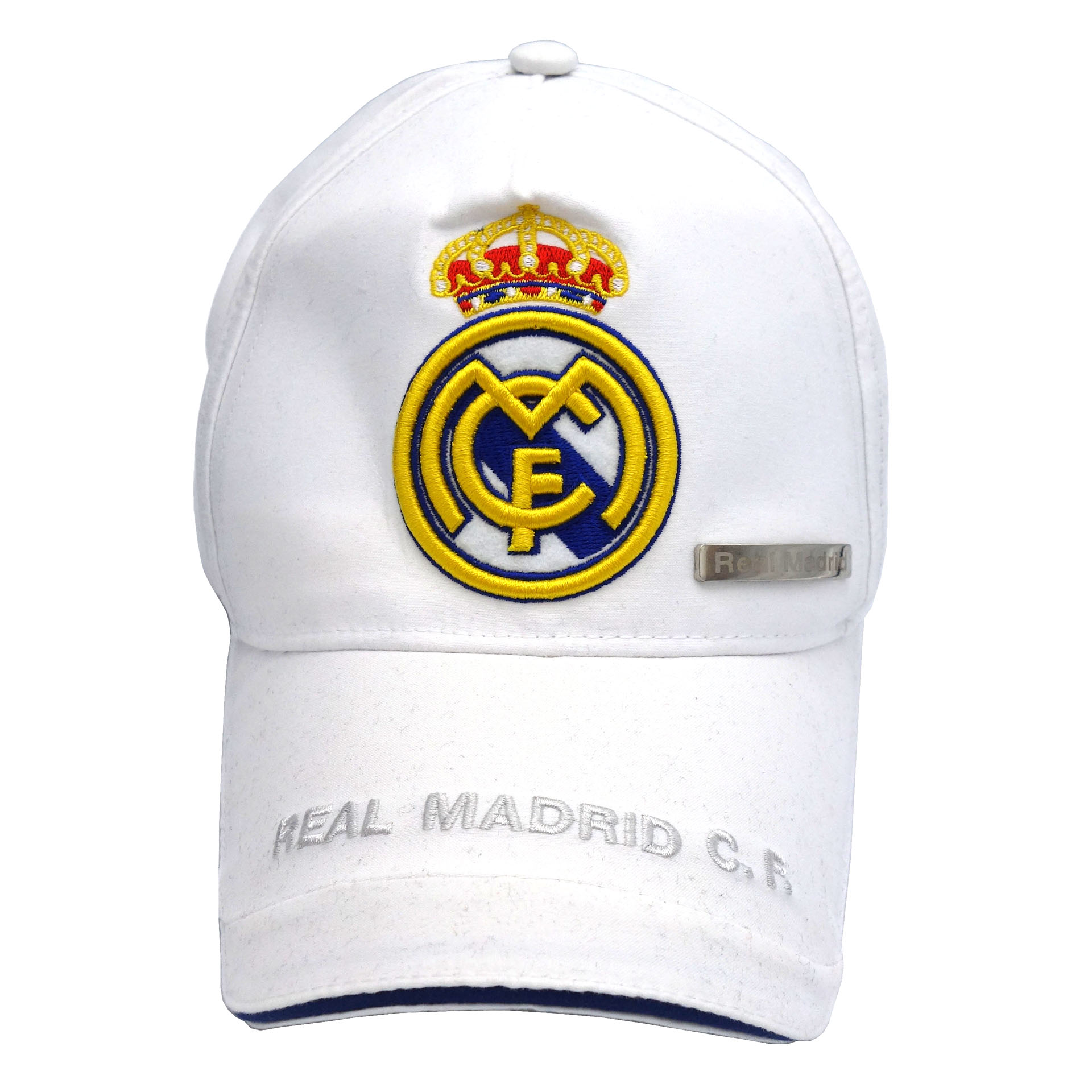 Real Madrid Cap Edel Weiß Logo