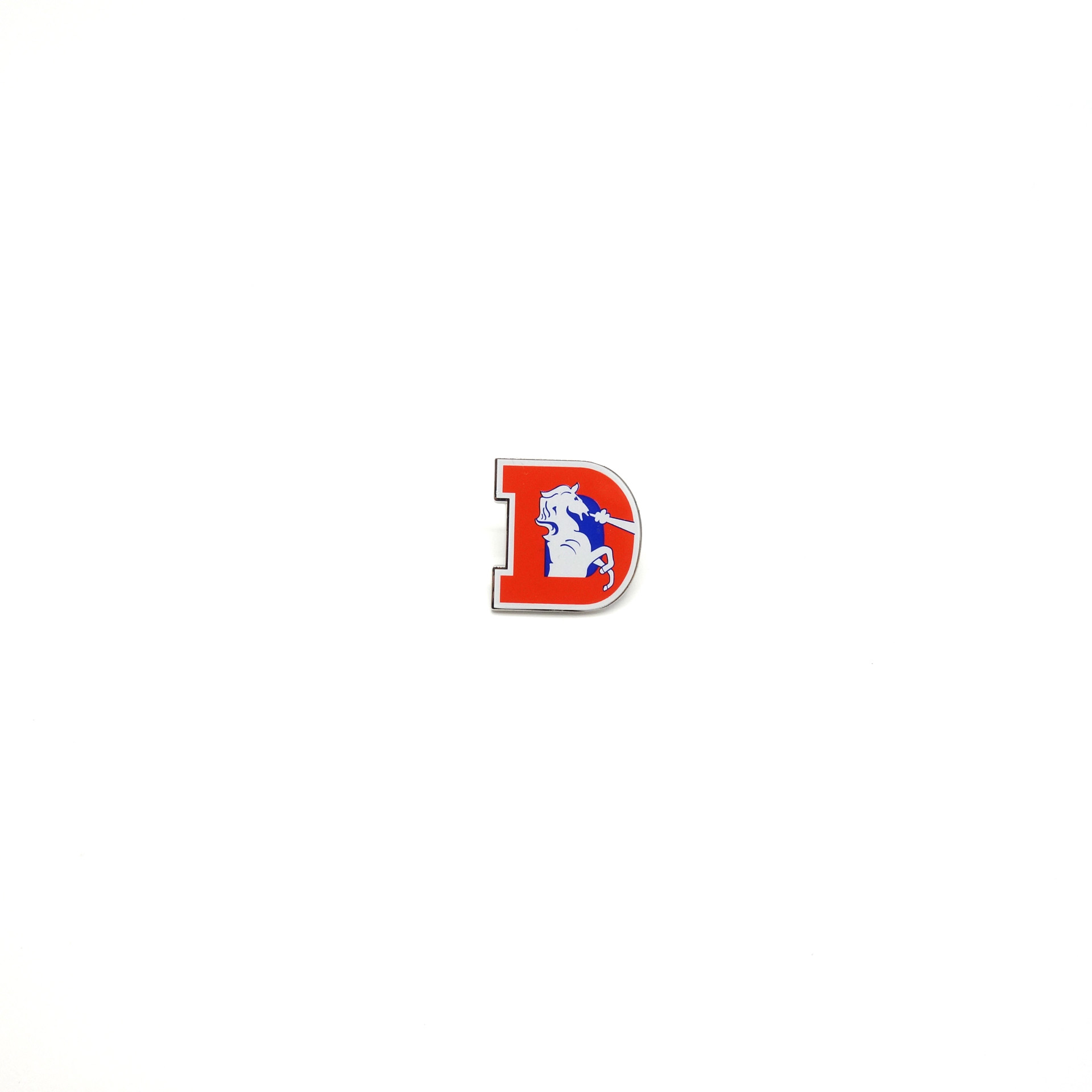 NFL Denver Broncos Pin "D" Logo Retro