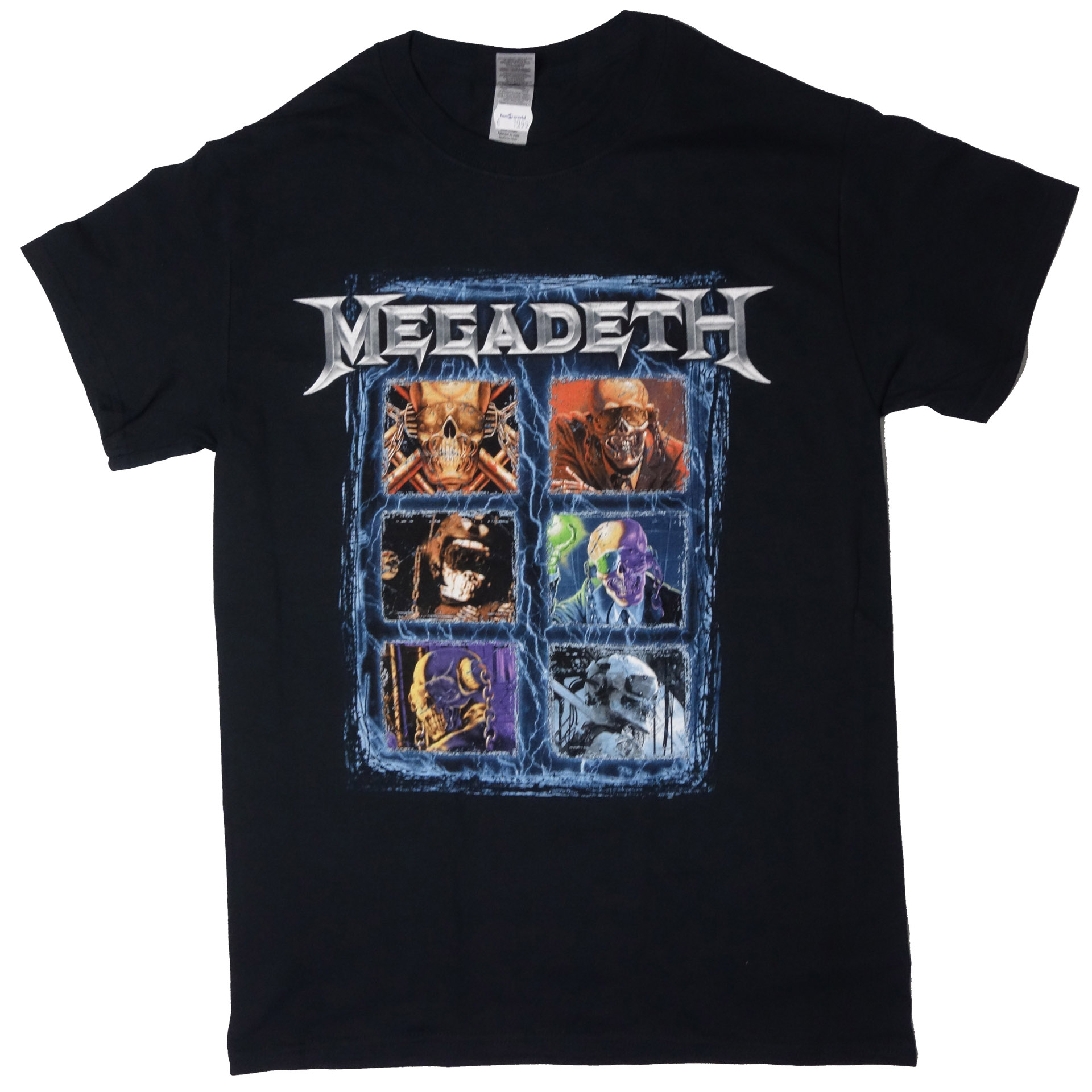 T-Shirt Megadeth Vic Head Grid