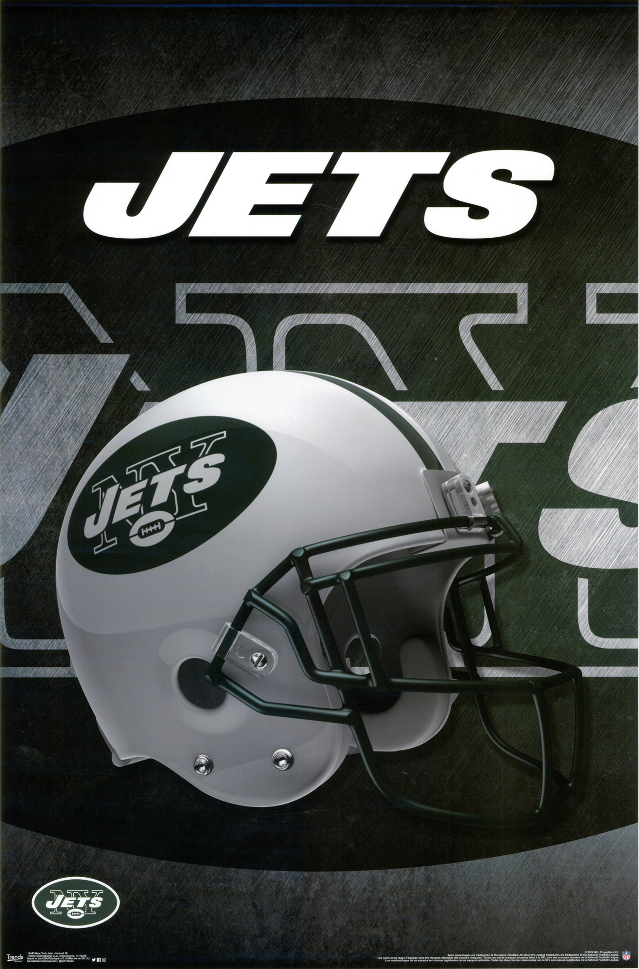 Poster New York Jets NFL Football Team Helm