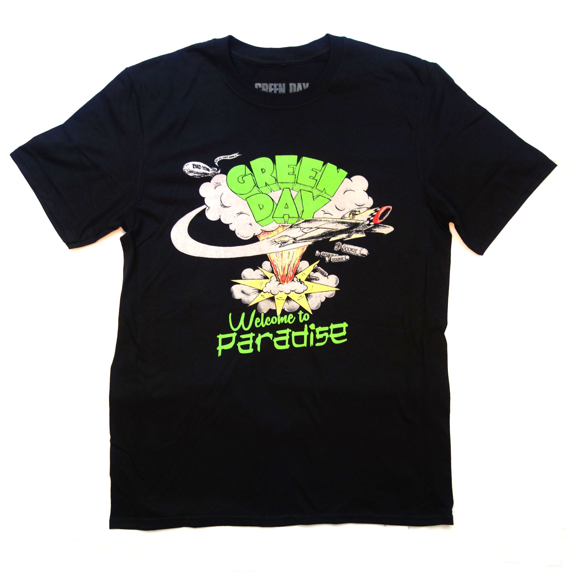 T-Shirt Green Day Dookie Welcome To Paradise