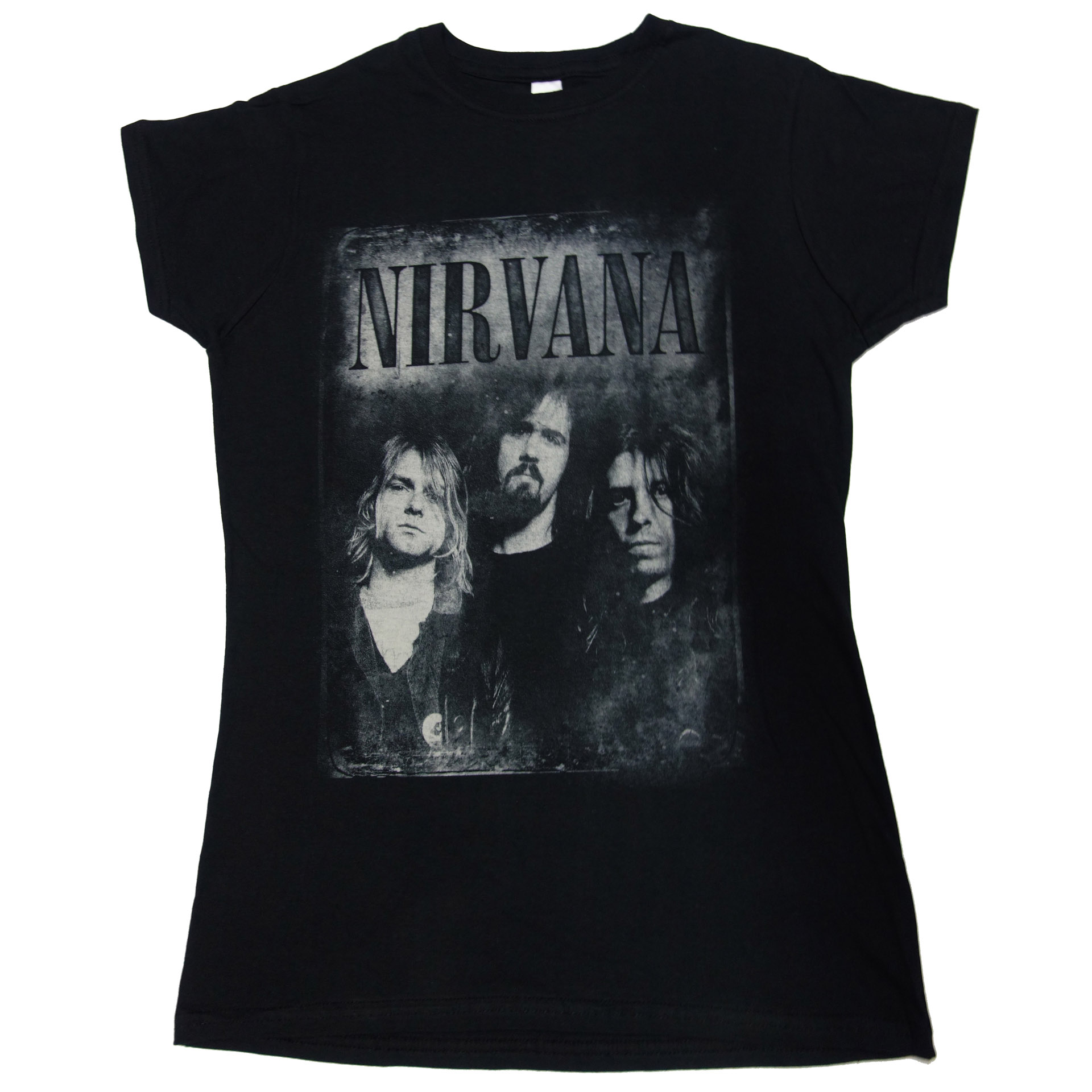 Lady T-Shirt Damen Nirvana Faded Faces