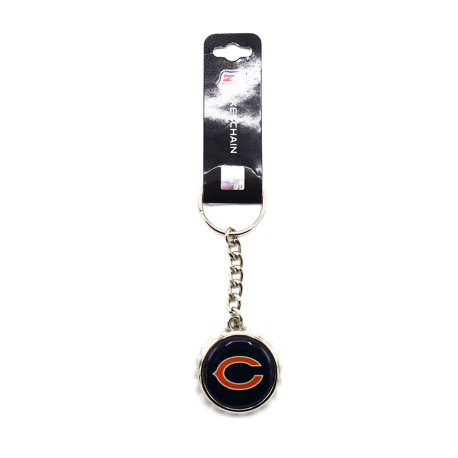 NFL Kronkorken Schlüsselanhänger Chicago Bears Flaschenöffner  