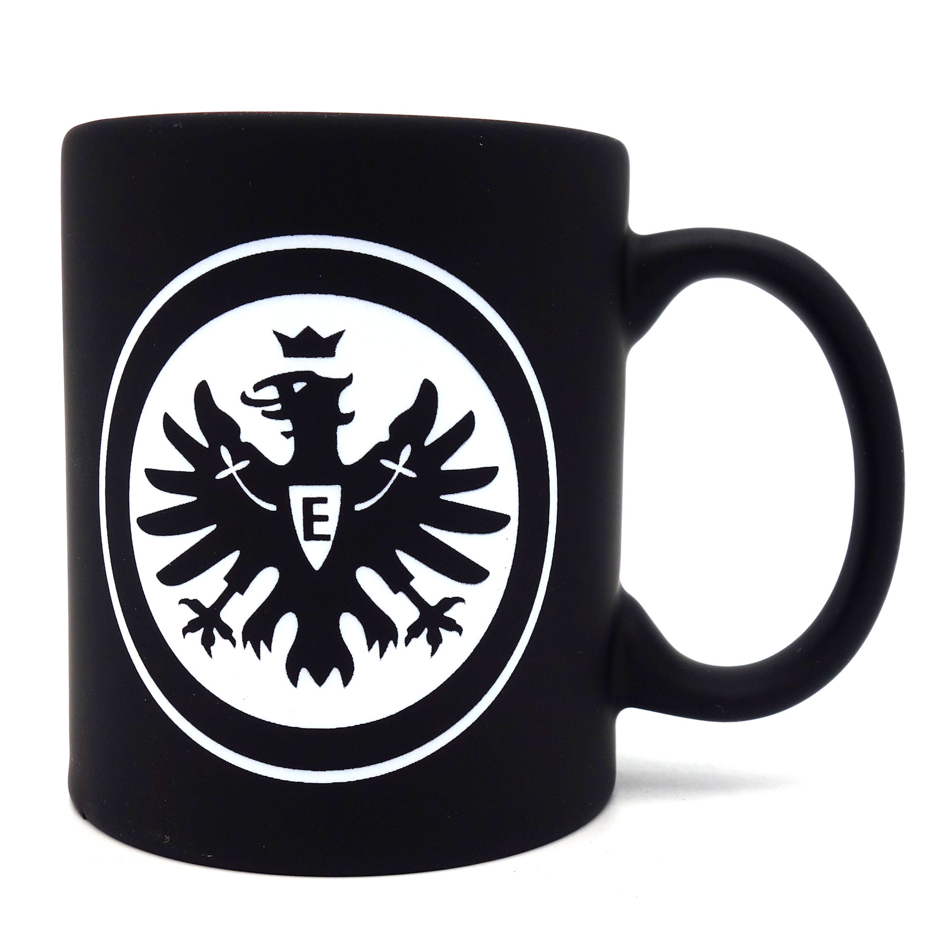 Eintracht Frankfurt Tasse Logo SGE Gummiert