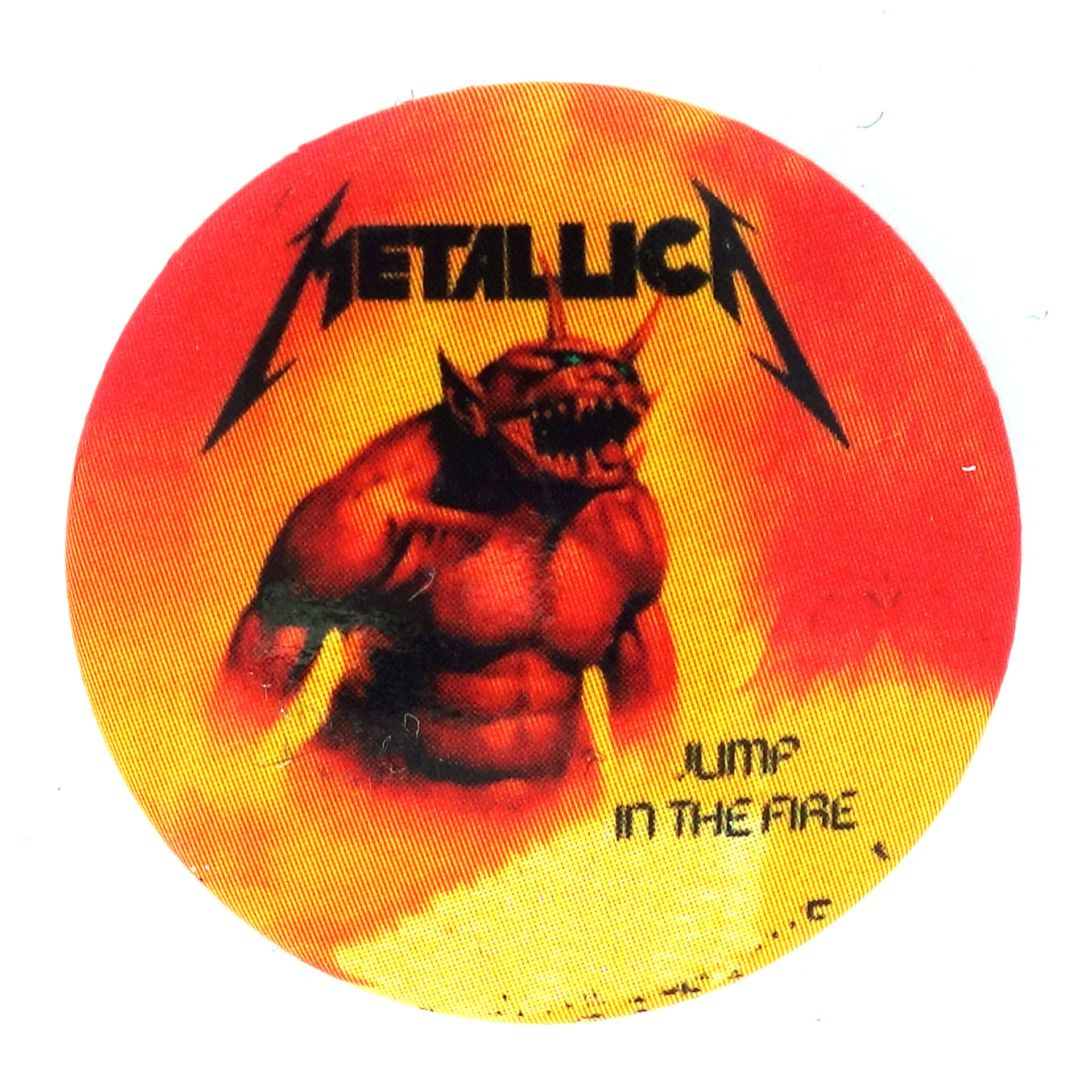 Metallica Button Jump In The Fire