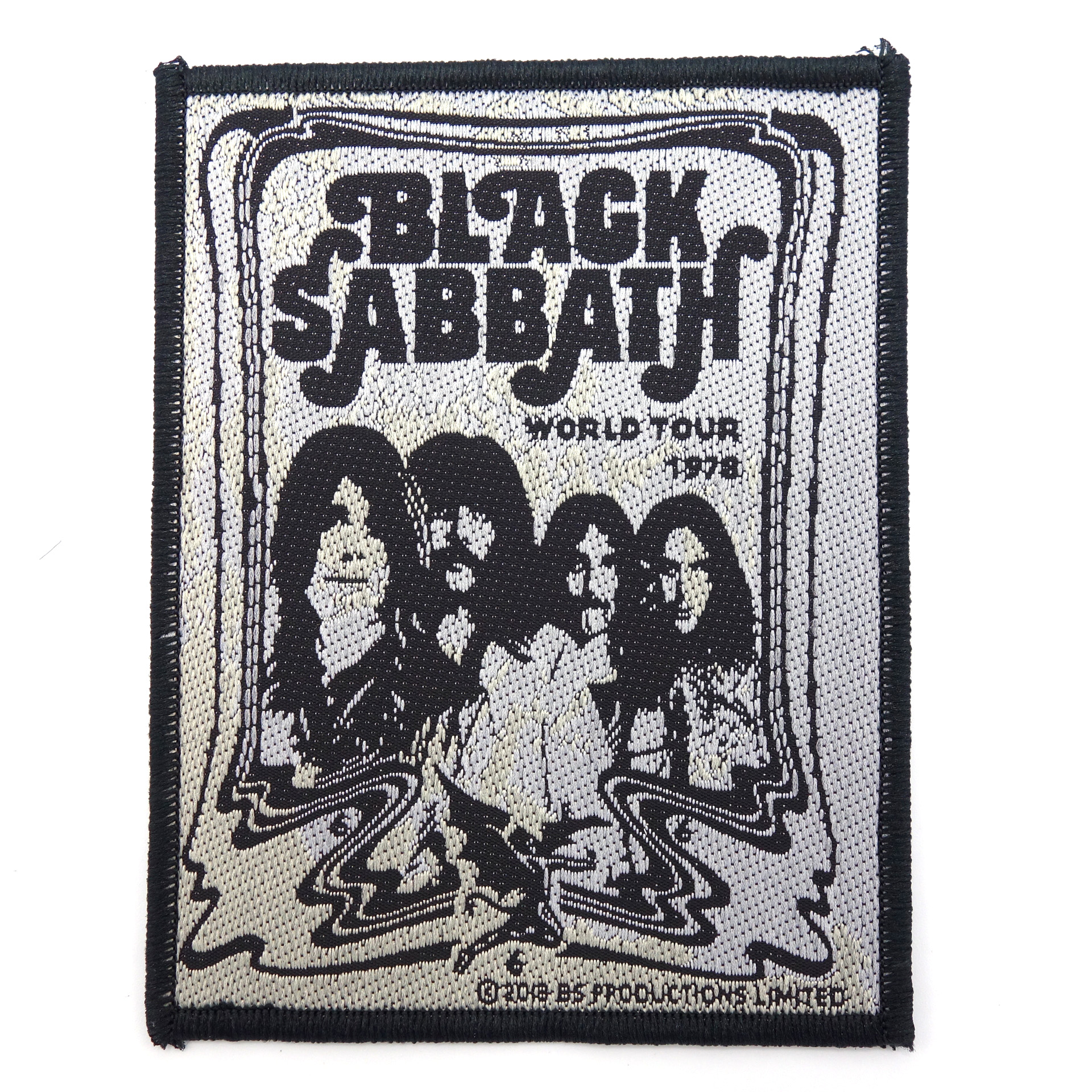 Band Patch Black Sabbath World Tour 1978 Aufnäher