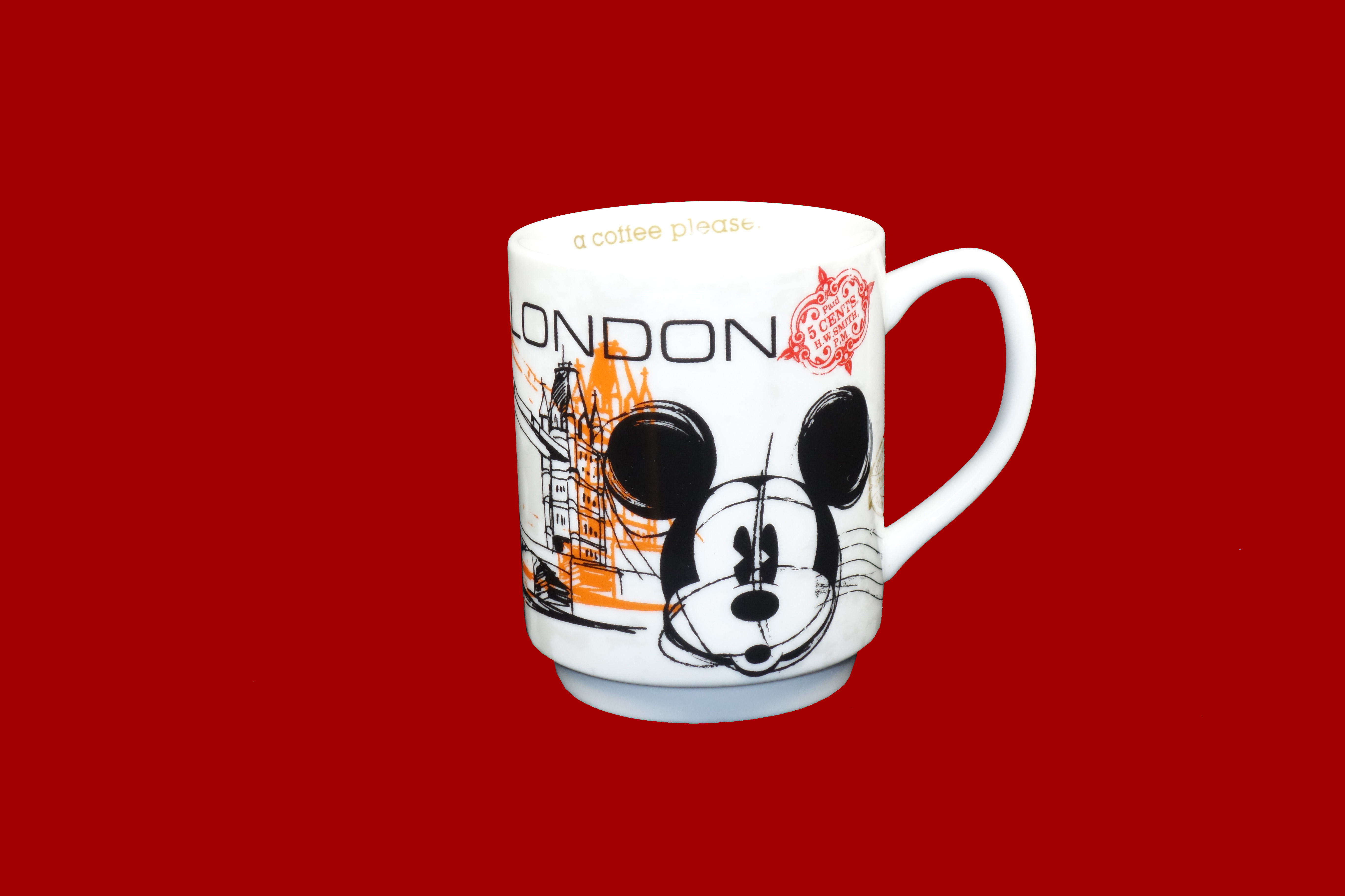 Egan Disney Becher Mickey Mouse London